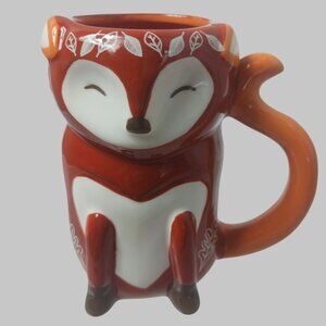 Holiday Home 3D Fox Shaped Coffee Mug 16 Oz